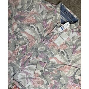 NWT Tommy Bahama Men's XL Shirt Coastline Cord Lush Vines Sweet‎ Chili Floral